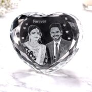 Beautiful Heart Shaped 3D Crystal