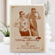 WoodEngraving for wedding or anniversary