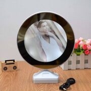 Magic-Mirror-Photo-Frame-Gifts-Round-shape-with-LED-Lights