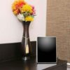 Magic mirror photo frame gifts square shape with led lights (4)