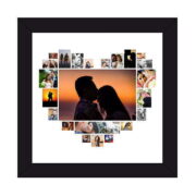 Heart Shaped Photo Collage Frame - 23