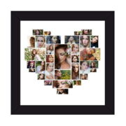 Heart Shaped Photo Collage Frame - 32