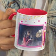 Happy Birthday Beautiful - Coffee Mug  Print With 3 Photos