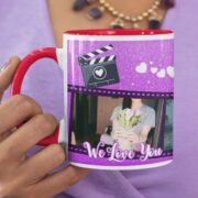 Personalized Coffee Mug with Print for Mom's Birthday
