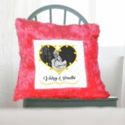 - personalizedgift.in Customized pillows - Pink - With Couple Name