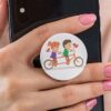 Pop-socket-couple-cycling