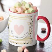 - personalizedgift.in Coffee mug with print - Happy valentine's day - Red mug