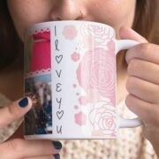 - personalizedgift.in Coffee mug with print - I love you - White mug