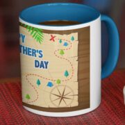 - personalizedgift.in Happy Father's day 2- Blue mug