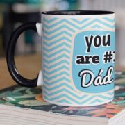 - personalizedgift.in Happy Father's day - You are #1 dad - Black mug