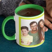 - personalizedgift.in Coffee mug with print - Best dad in the world- Green mug