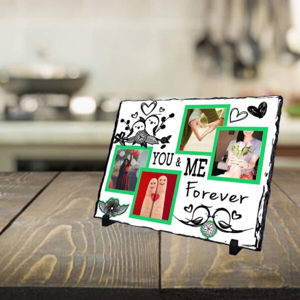 Personalized  Stone plaque - You and me forever