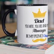 - personalizedgift.in Happy Father's day 2 - Black mug