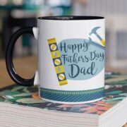 Happy Father's day 6 - Black mug