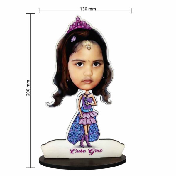 - personalizedgift.in cute-girl-caricature-3
