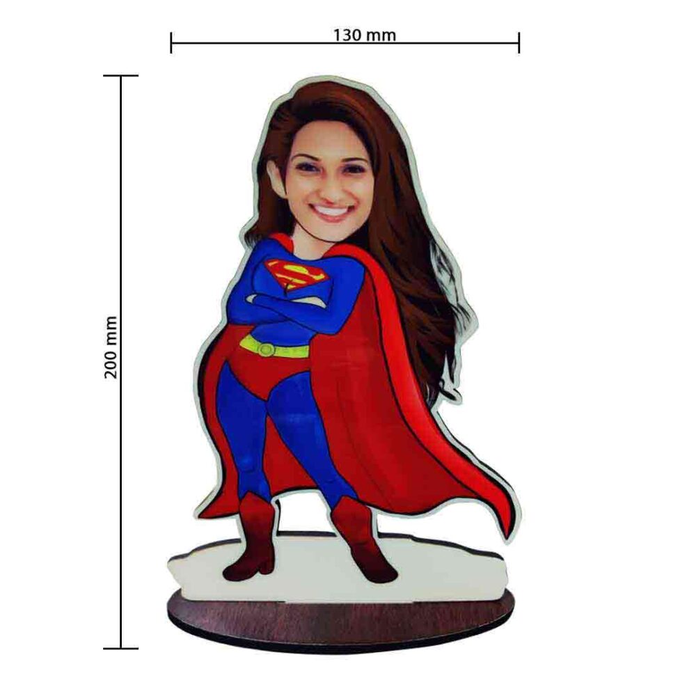 wonder_woman_personalised_caricature - personalizedgift.in