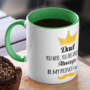 - personalizedgift.in Happy Father's day 2 - Green mug