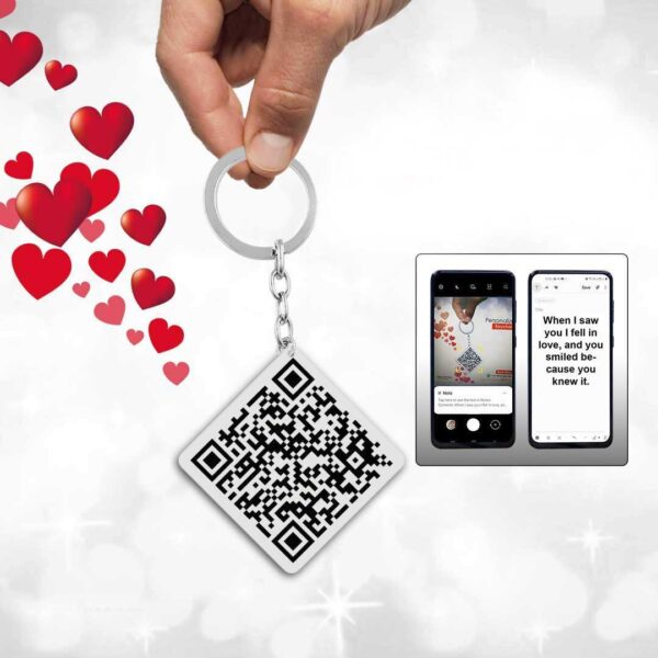 qr-code-keychain-personalized-gift
