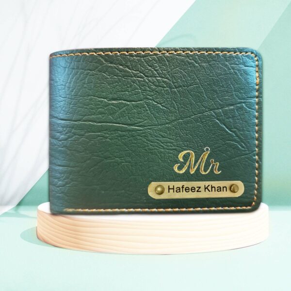 Stylish Customized Wallets in Green for Every Occasion