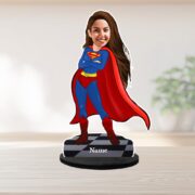 Super Woman Caricature - Personalized Caricature Gift for Girl