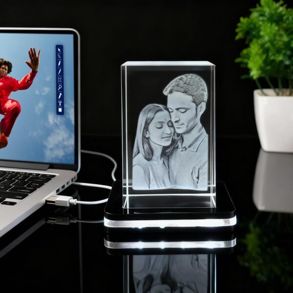 - personalizedgift.in Unique-3D-Crystal-Portraits-Thoughtful-Customized-Gifts