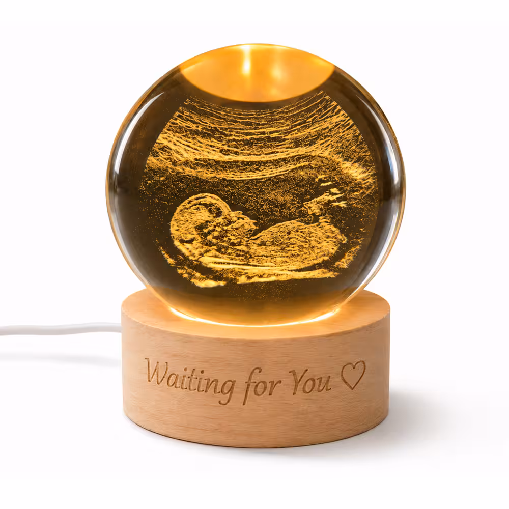 baby-scan-crystal-lamp - personalizedgift.in